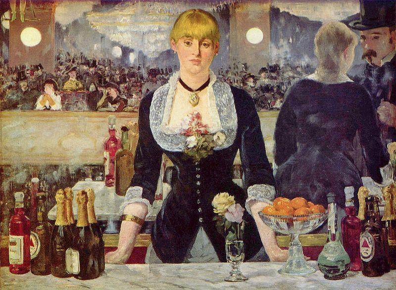 Edouard Manet Bar in den Folies Bergere oil painting image
